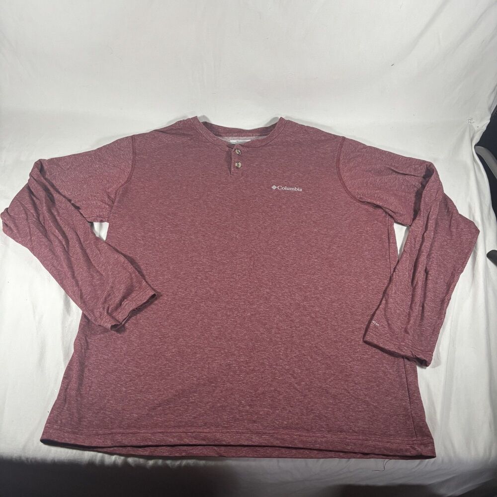 Columbia Sportswear Henley L Maroon